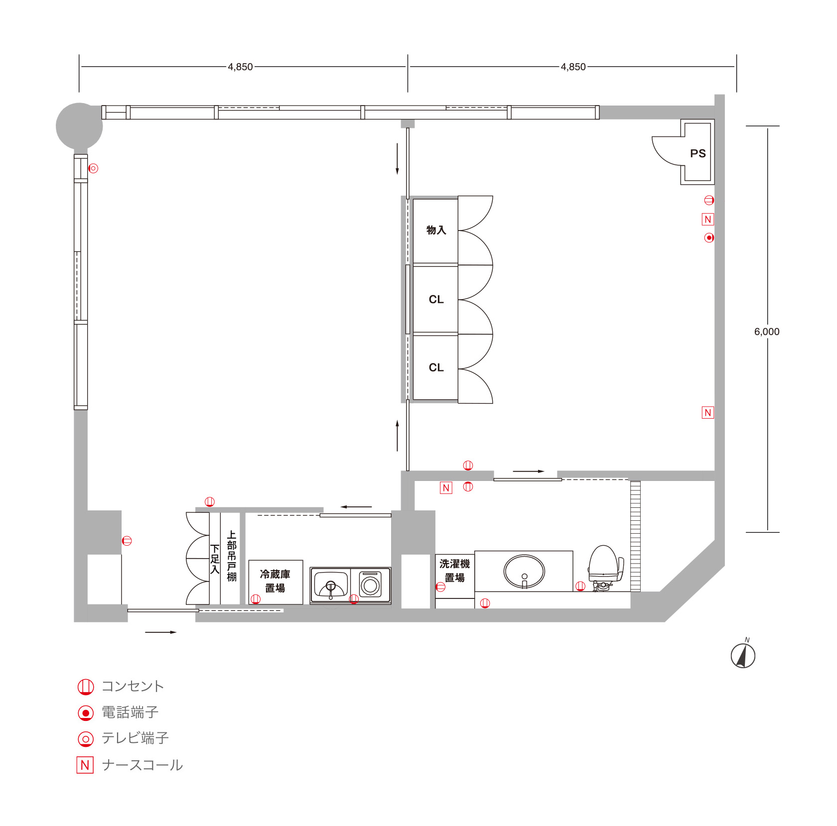 居室間取り図
