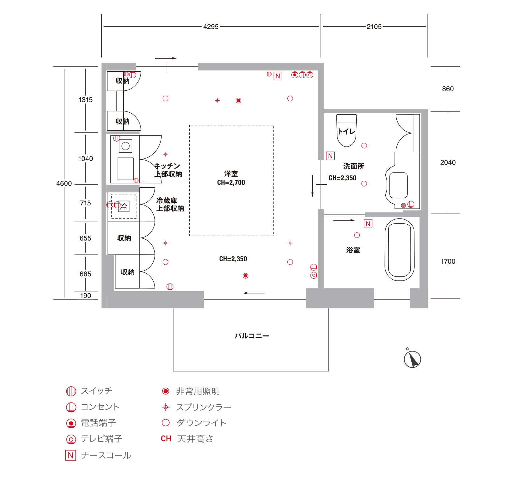 居室間取り図