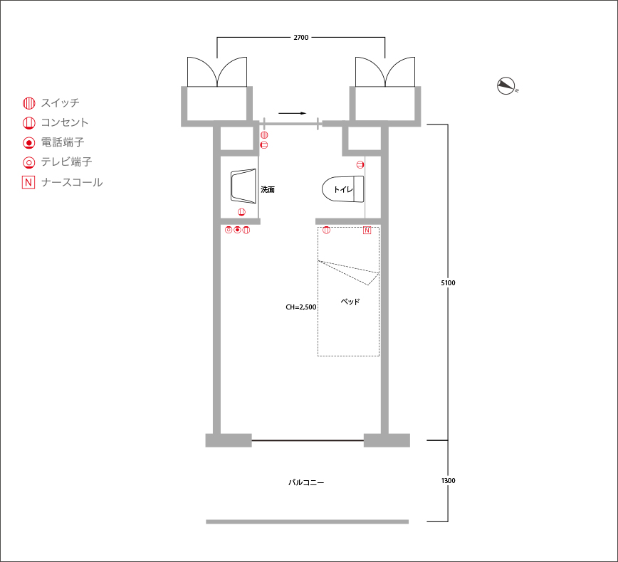 居室間取り図