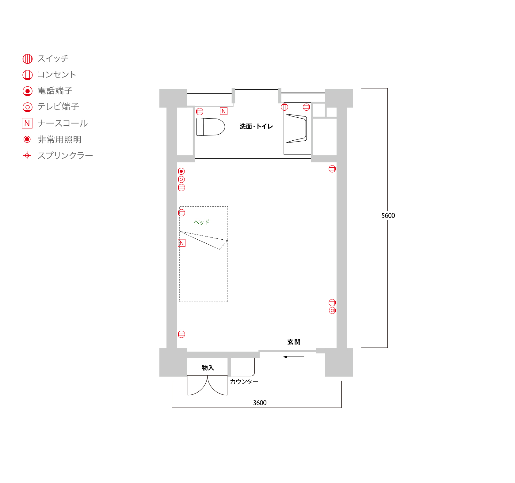 居室間取り図