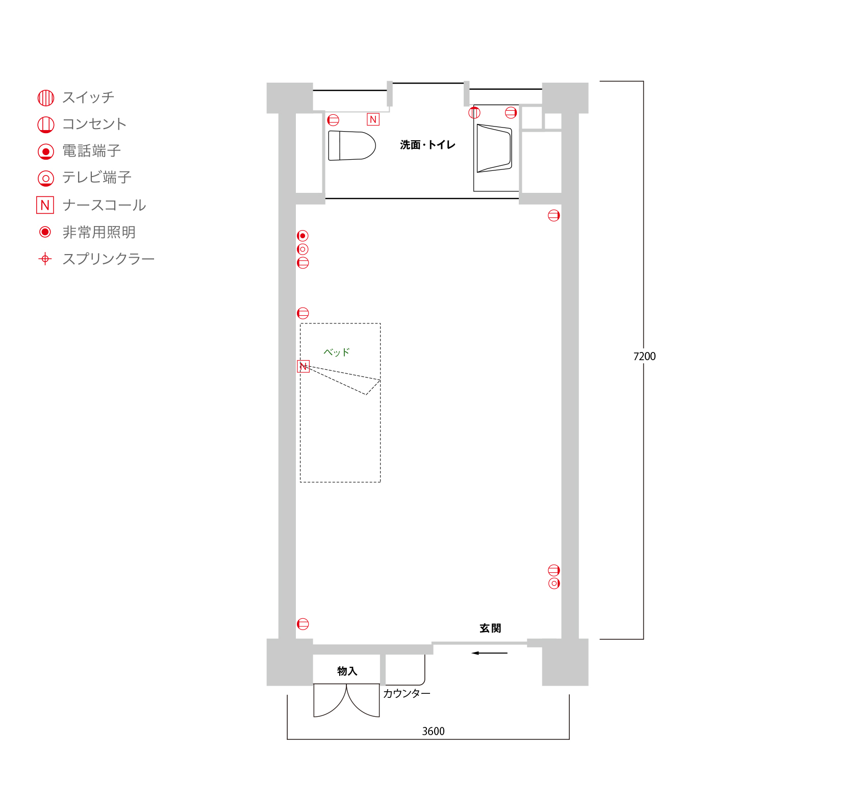 居室間取り図