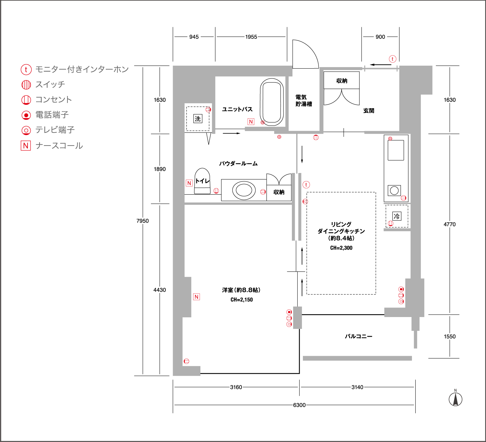 居室間取り図