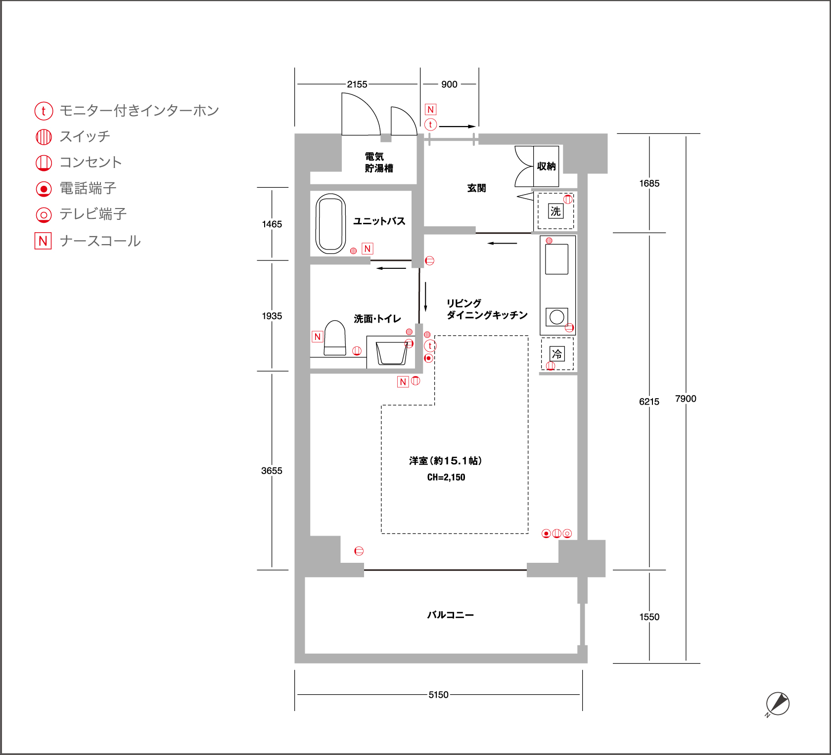 居室間取り図