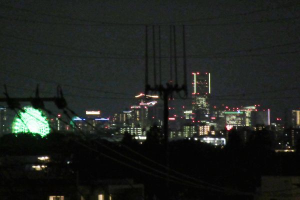 横浜のみなとみらいの夜景をご覧になれます