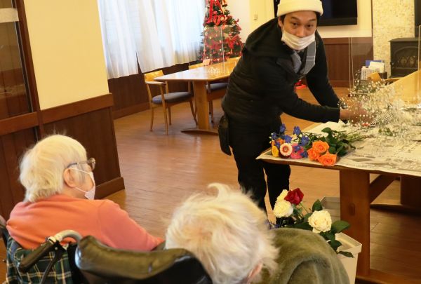 お花の移動販売