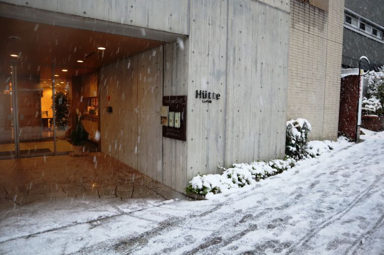 東京に雪が降りました