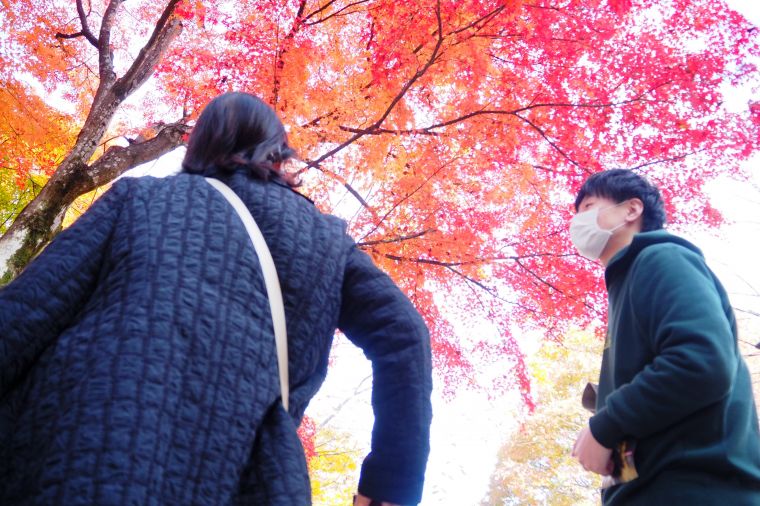 紅葉狩りアクで懐古園へ