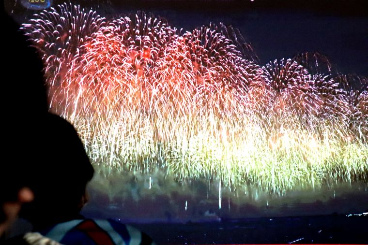 フィナーレは“長岡の花火”大きなスクリーン一杯に見事な“フェニックス”が映し出されると感動も頂点に🎆大満足の一日でした🎇