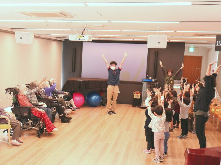 子供達との笑顔の交流会