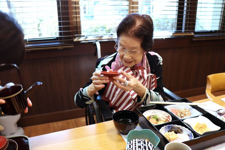 「今年もよろしくね」と、優しい笑顔で新年を迎えられました！