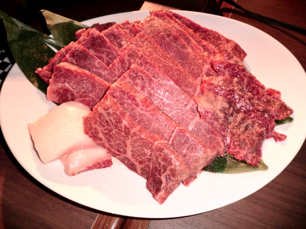 葉山の牛肉店のランプ肉