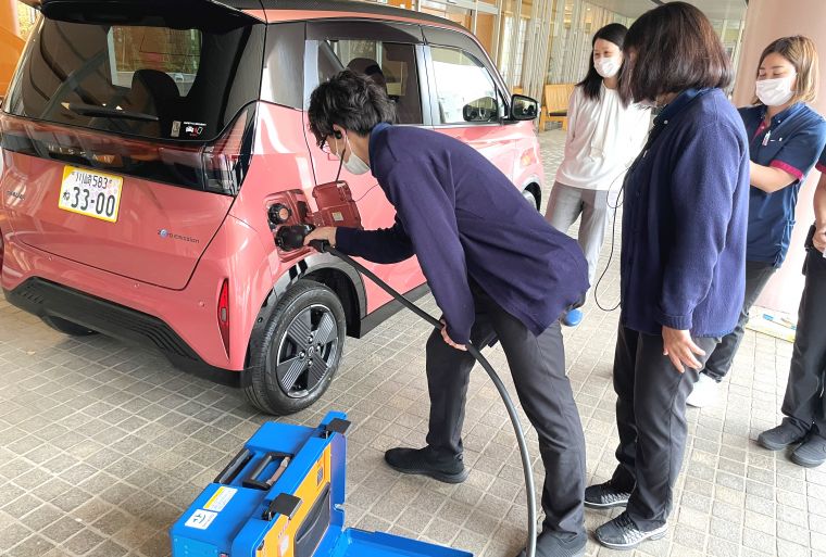 動く蓄電池、ＥＶ車発進！