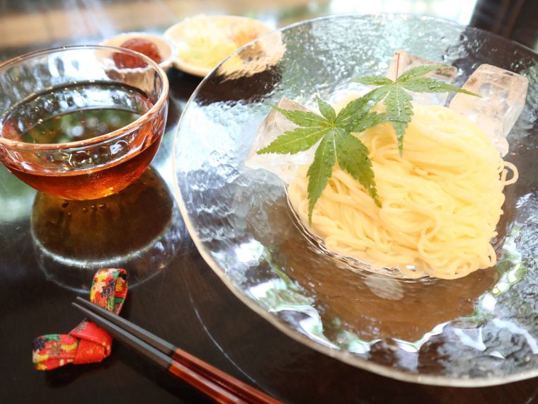 薬味が選べるお素麺