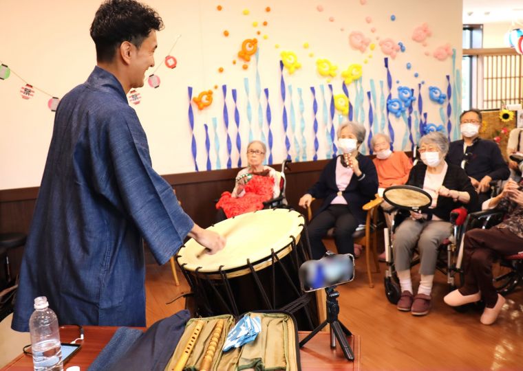 「肩が痛いのも治っちゃたみたい」と全身で楽しんでくださいました🥁