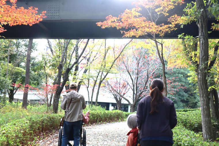 深まる秋の都筑中央公園
