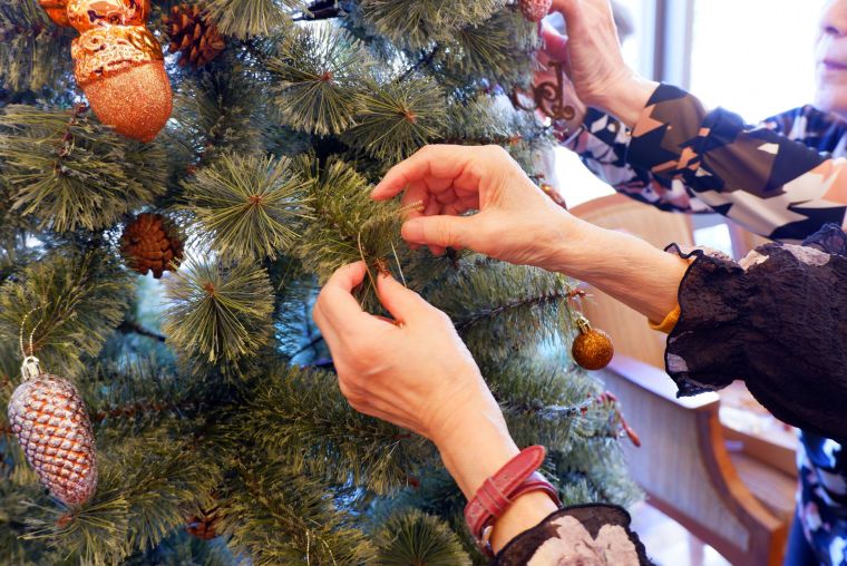 一気にクリスマスムードに