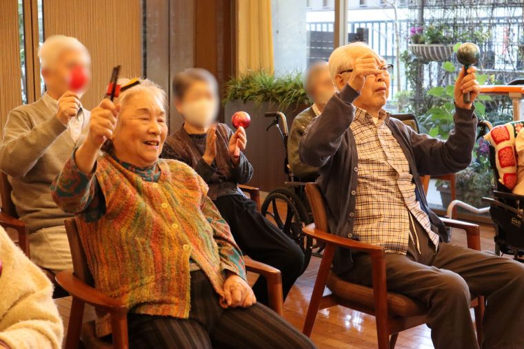 音楽で元気に！