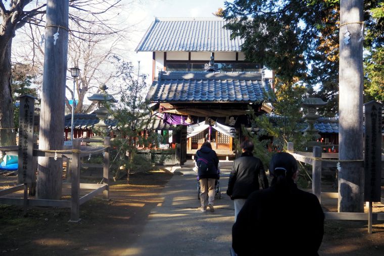 寒さに負けずに初詣