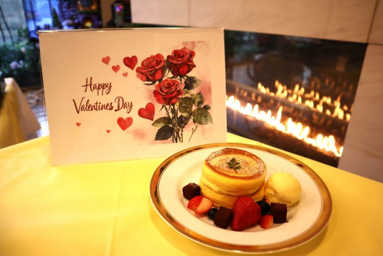 焼きたてのパンケーキ