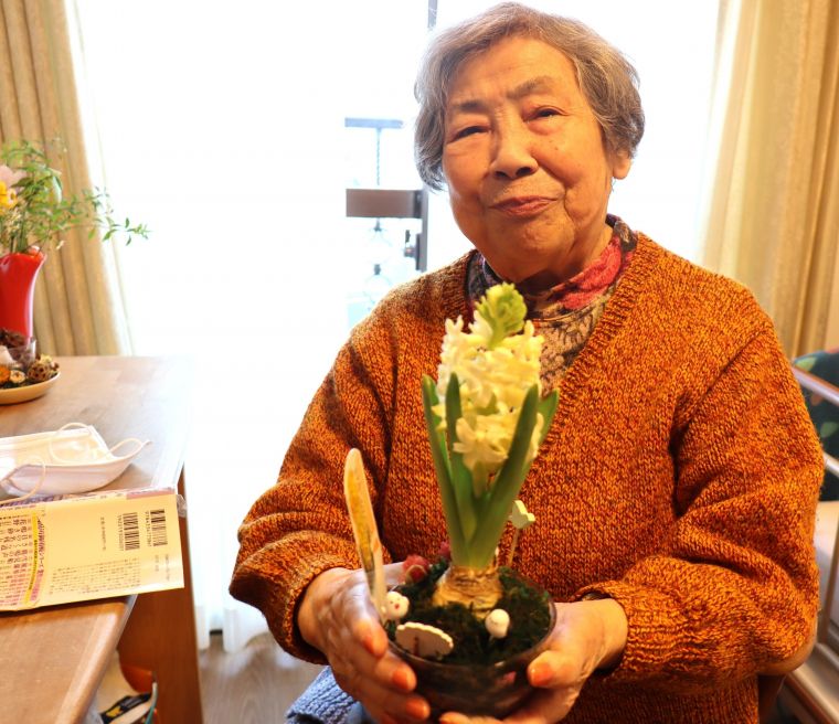 ヒヤシンス咲きました