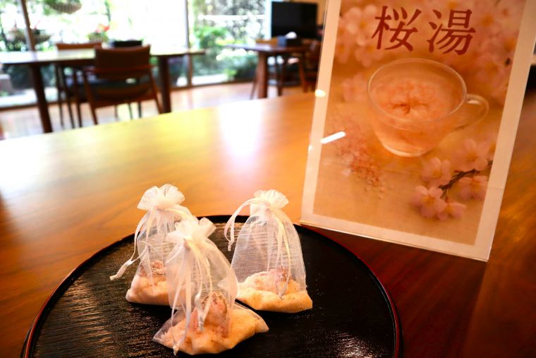 桜香るバスタイム