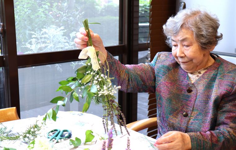 満足な仕上がりに、笑顔でお披露目してくださいました💐