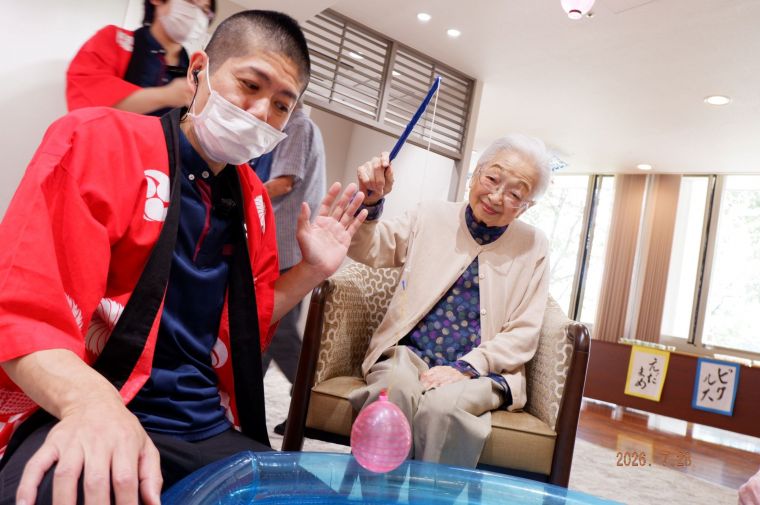 ヨーヨー釣りのご様子