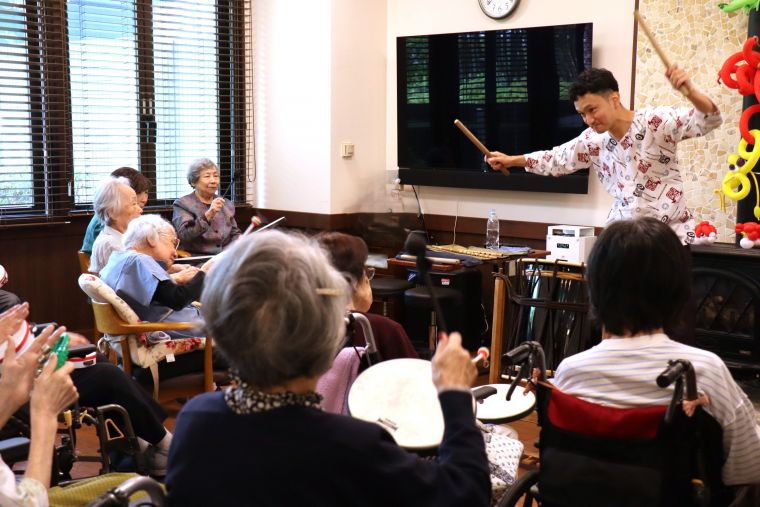 「来年も楽しみにしてますよ」とご入居者からの嬉しい声に達人も感激でした！