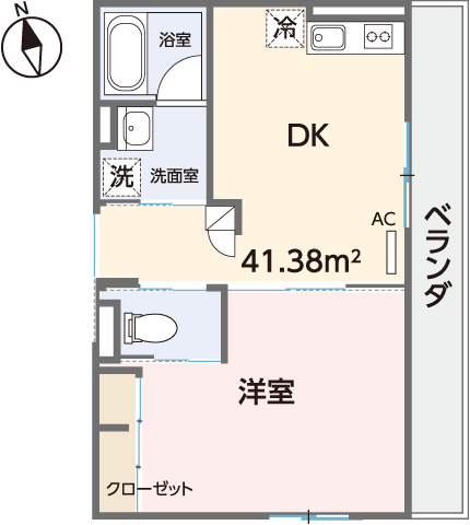 Dタイプ間取り