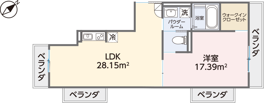 Dタイプ間取り